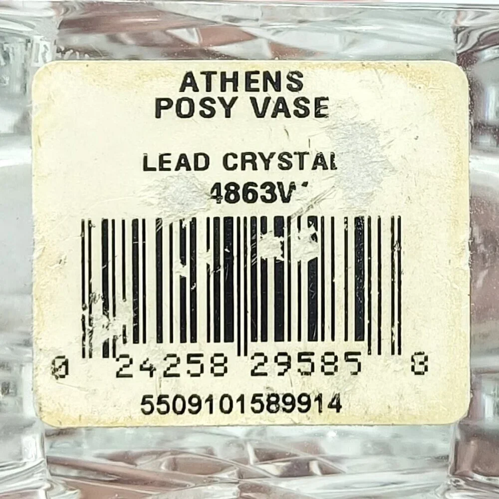 Waterford Athens Posy Clear Lead Crystal Vase
